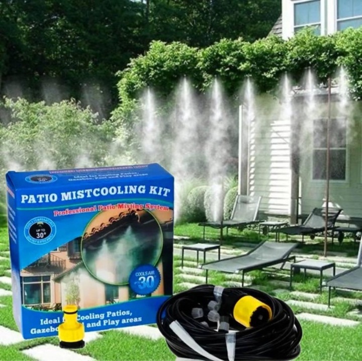 Sistem Racire / Irigare cu Vapori de Apa – 20 m perfect pentru Racorirea spatiul in mod natural precum si pentru irigarea plantelor