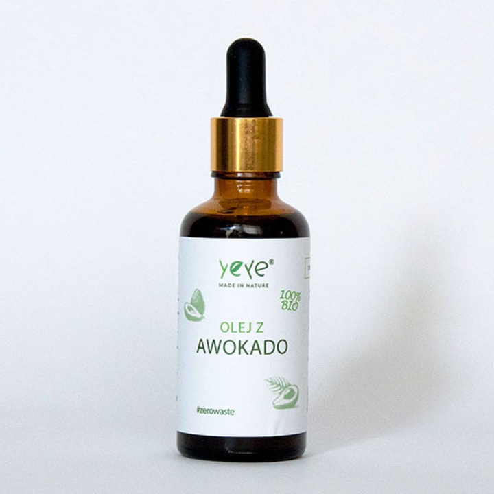 Avokádóolaj, természetes eredetű, 50ml, bio, hidegen sajtolt, finomítatlan, bőrápolásra, hajápolásra, szín: színtelen, a készlet tartalma: 1 üveg, anyag: olaj, tulajdonságok: mélyhidratálás, tápláló, gyulladáscsökkentő