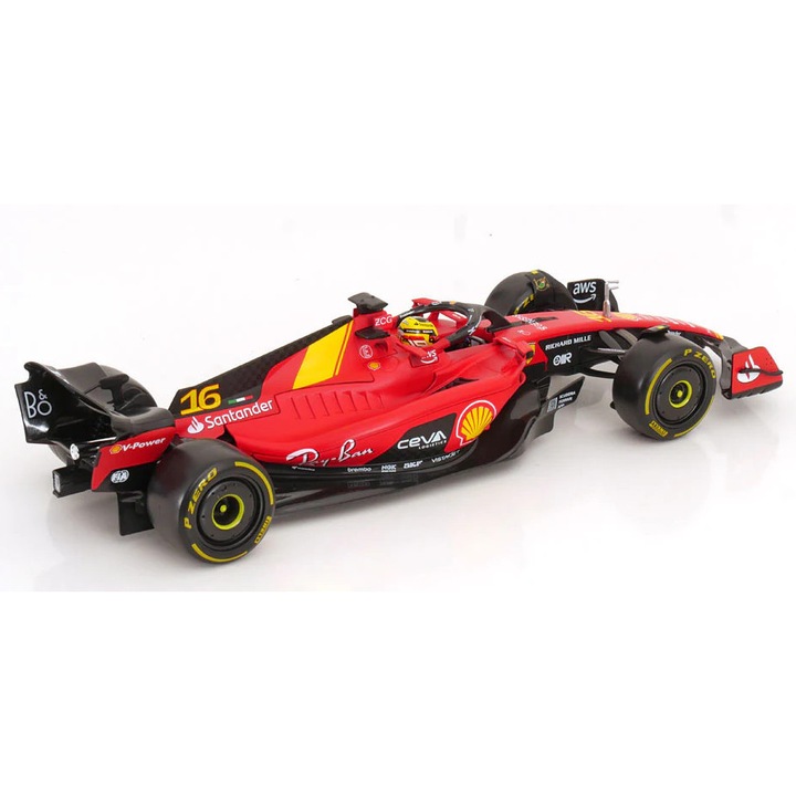 Ferrari SF23 autómodell #16 Formula 1 2023 Charles Leclerc Monza GP 1:18 Bburago