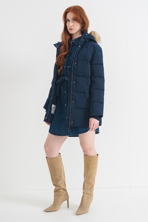 Pepe Jeans London, Зимно пухено яке Sarah, Тъмносин