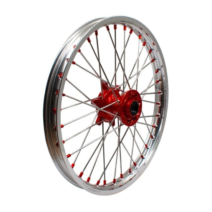 Задно колело Cross 300cc, 18 инча x 2.15, Boost Parts Racing, оранжеви нипели и главина