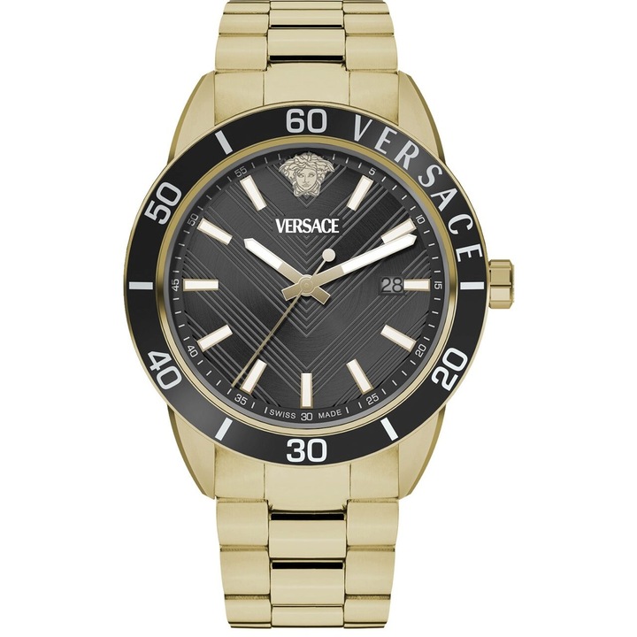 Мъжки часовник Versace VEYCA0724, Кварцов, 43мм, 5ATM
