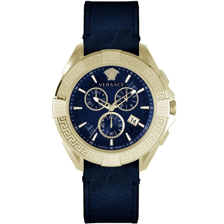 Мъжки часовник Versace VE5CA0223, Кварцов, 46мм, 5ATM