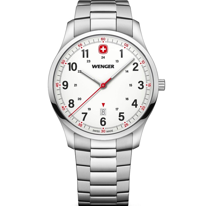 Ceas barbatesc Wenger 01.1441.133, Quartz, 42mm, 5ATM