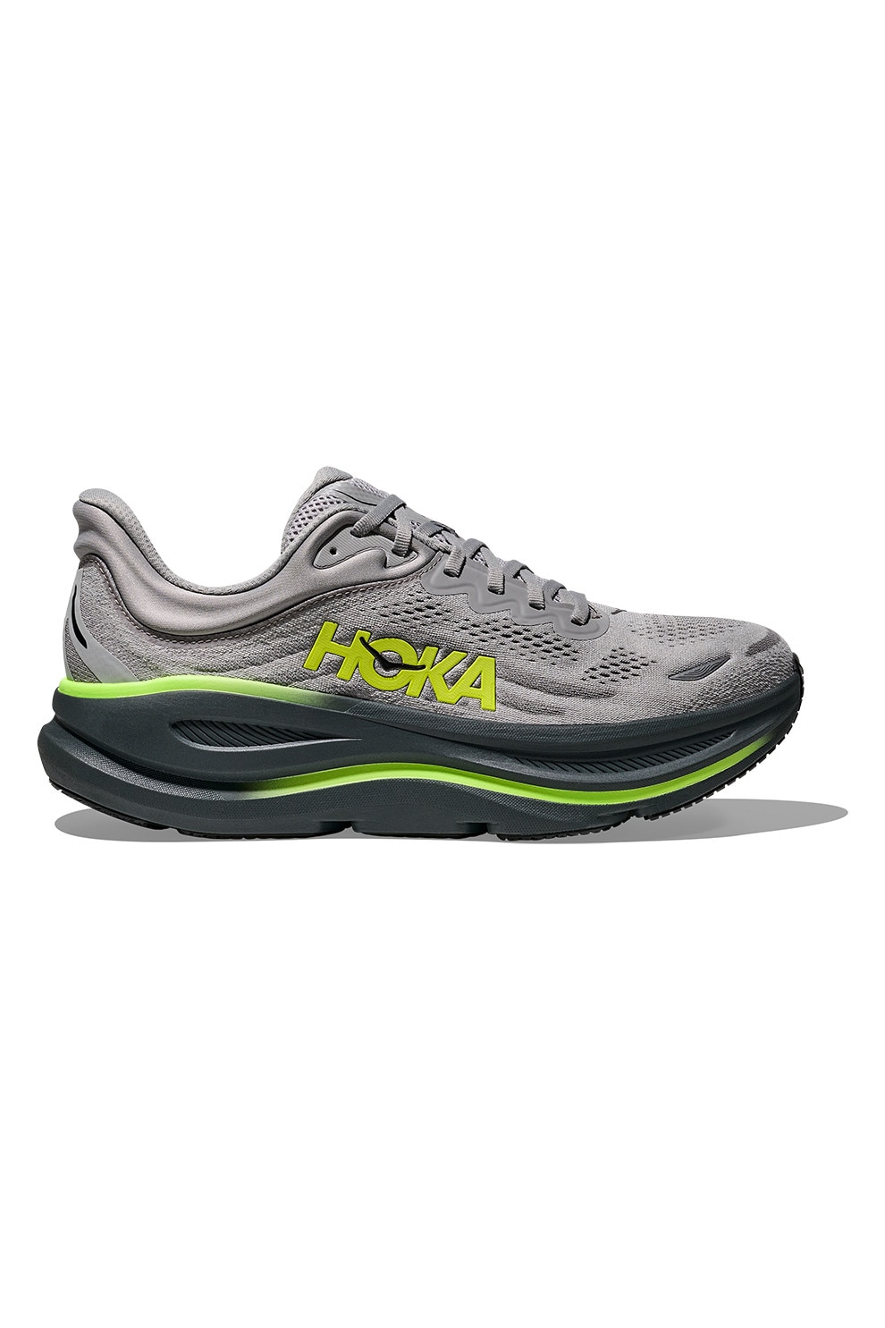 Hoka, Pantofi Bondi 9 pentru alergare, Gri cenusiu, 9.5