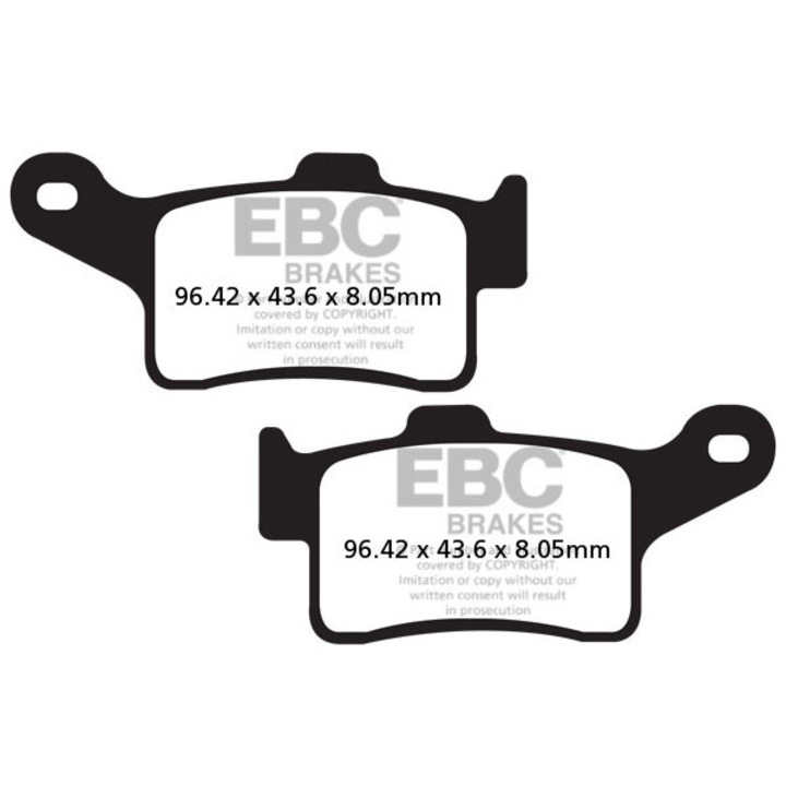 2 darabos autós fékbetét készlet, EBC Brakes FA631HH