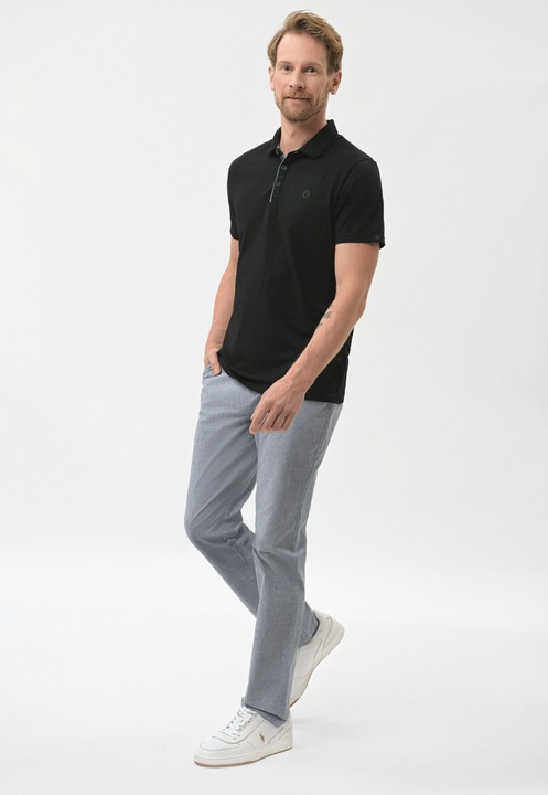 Tricou polo Volcano O-Nikos negru, XL