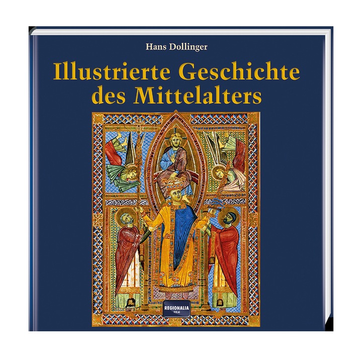 Történelem, A középkor illusztrált története, Hans Dollinger, 196 oldal, 24x24cm