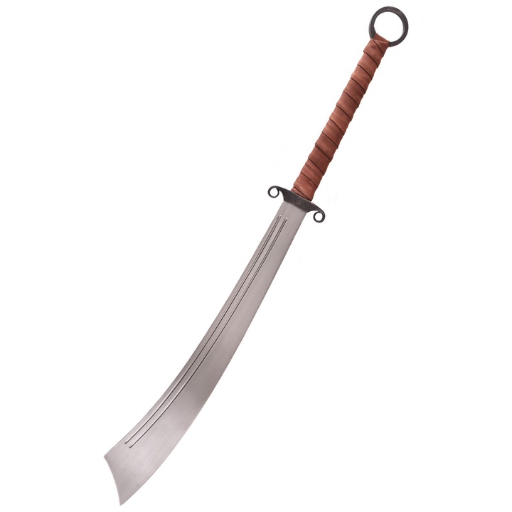 Dadao militar Hanwei, lungime 94cm, greutate 1105g, teaca din piele inclusa