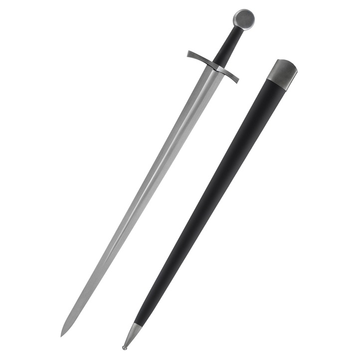 Sabie medievala, Hanwei, Otel, Lungime 98 cm, Negru