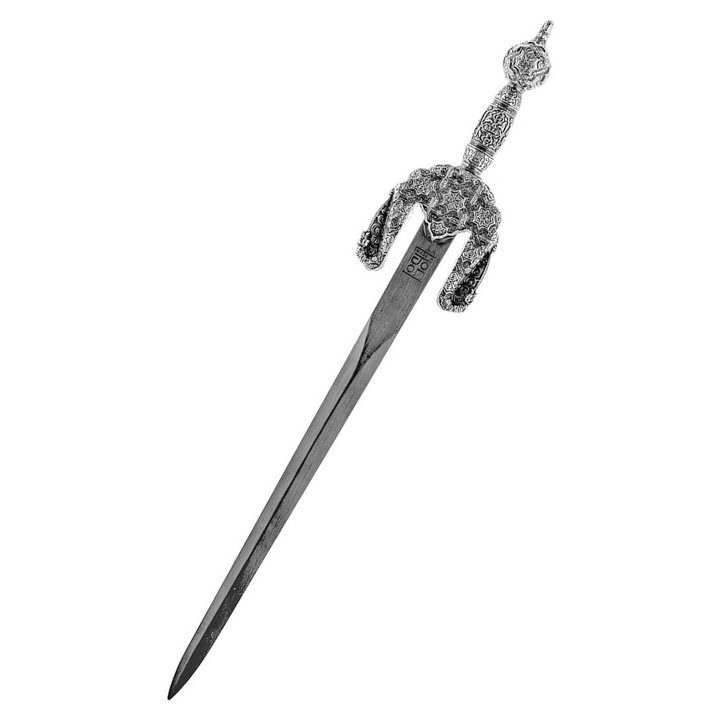 Tirbuson Boabdil, Marto, finisaj argintiu, lungime 26cm