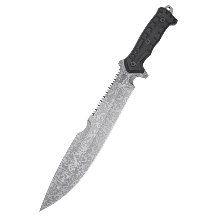 Machete de lupta M48 Combat Gen II, 34 cm, otel inoxidabil 3Cr13, maner TPU, lungime totala 49.5 cm, husa M.O.L.L.E.