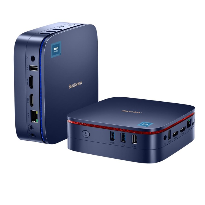 Mini-PC Minis Forum M1 Pro-285H, Intel Core Ultra 9, 16 nuclee, 128 GB RAM, 4 TB SSD, 128x126x52mm