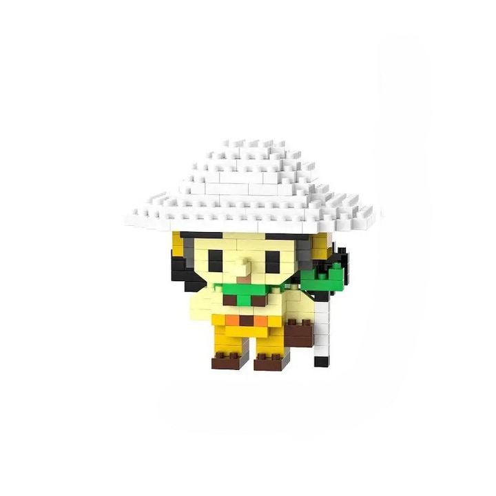 Usopp Innovium™ építőkészlet, egyrészes anime figura, több mint 150 ABS darabból, komplex miniatűr 7 × 5 × 6 CM, kreatív ajándék anime rajongóknak és építőkészlet-rajongóknak