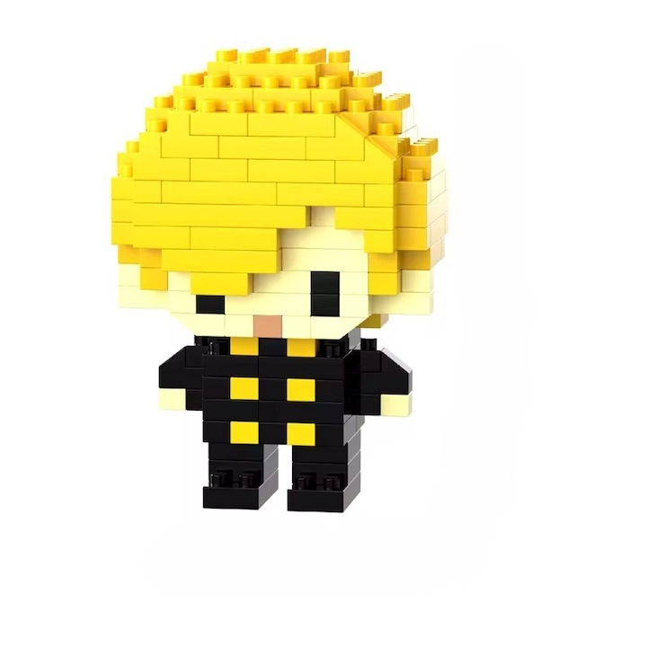 Sanji Vinsmoke Innovium™ építőkészlet, egyrészes anime figura, több mint 150 ABS darabból, 4 × 3 × 6 CM, részletes miniatűr, oktatójáték és ideális ajándék a sorozat rajongóinak