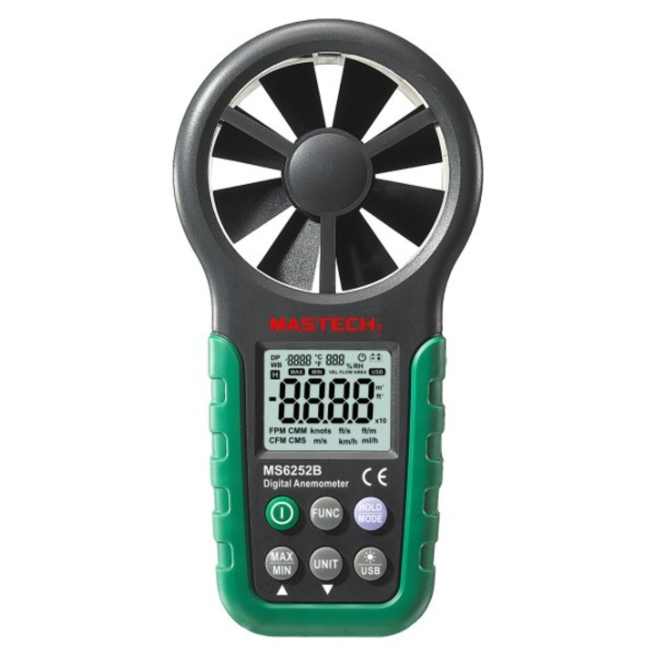 Цифров анемометър MS6252B Mastech