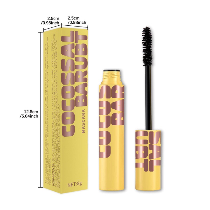 Baza pentru mascara, Rezistenta la apa, Maro