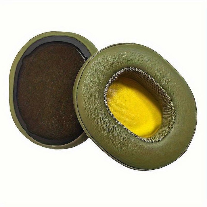 Perne de inlocuire pentru casti, verde, set