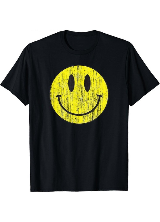 Férfi póló, prémium pamut, fekete/sárga