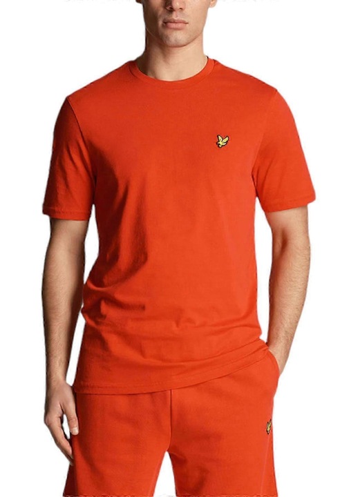 Polo, normal szabasu, rovid ujju, pamut, Narancssárga