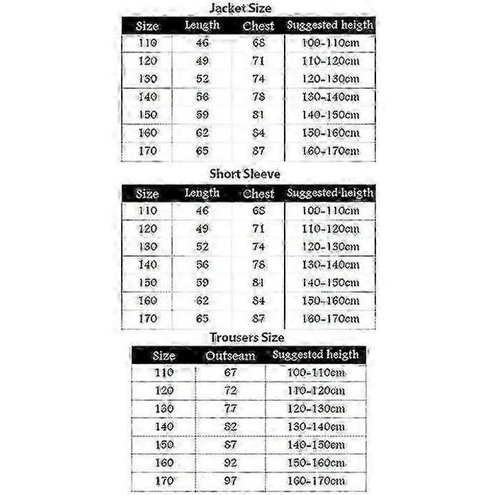 Пълен комплект костюм Squid Game, 3 части, яке, риза с къс ръкав, панталони, многоцветен, 130см