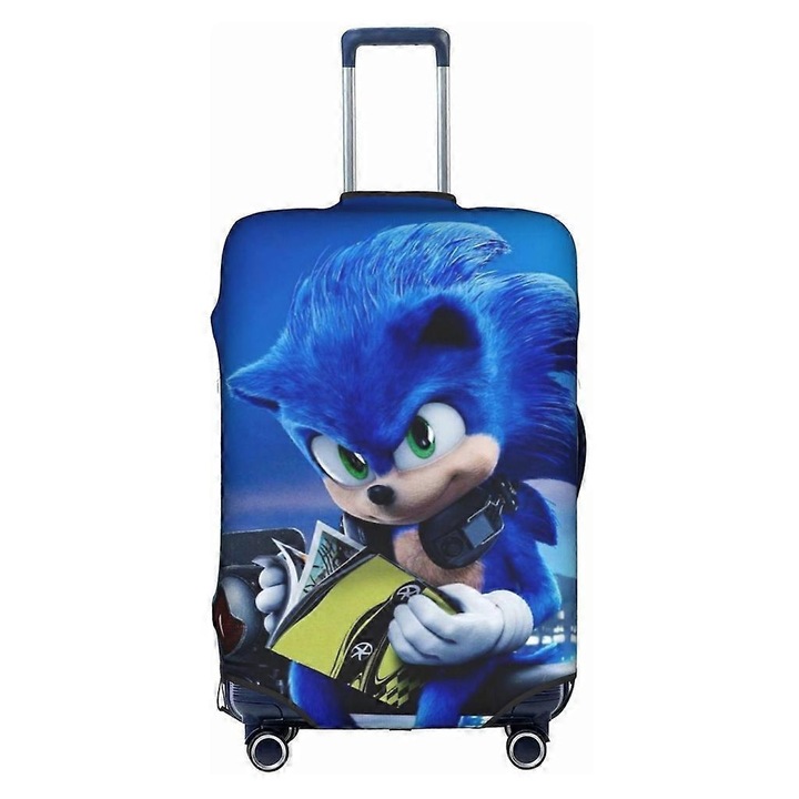 Husa pentru bagaje Sonic Travel, elastica, rezistenta la praf, XL