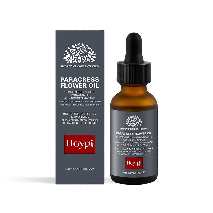 Set 2 uleiuri faciale Paracress, ser organic, reduce ridurile, textura neteda