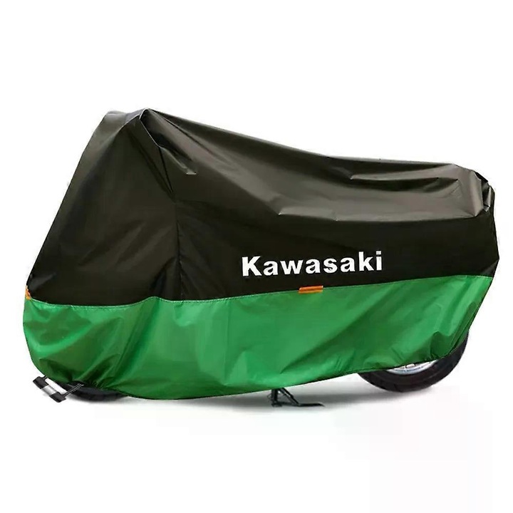 Husa motocicleta impermeabila, neagra, 190cm, pentru Kawasaki Z1000 H2 SX Versys-X 300 Tourer XL