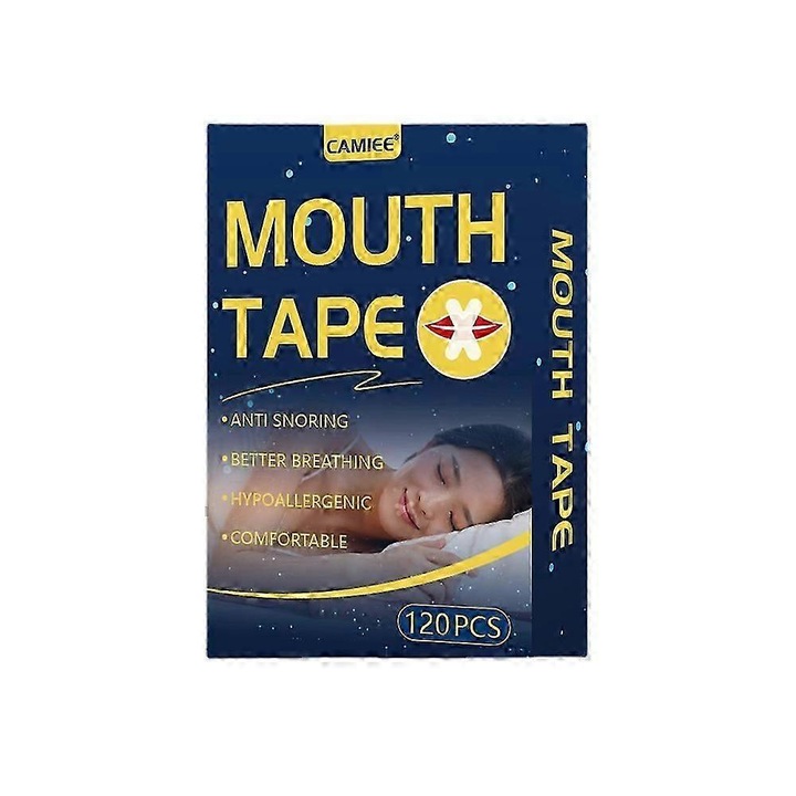 Plasturi pentru somn, 120 buc, anti-sforait, material netesut