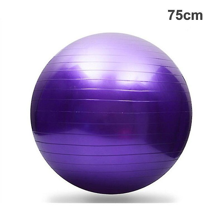 Комплект фитнес топки 45x45см, 55x55см, 65x65см, 75x75см, лилави