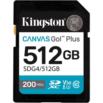 Card de Memorie SDXC Kingston 512GB Canvas GO plus CL 10