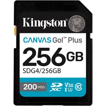 Card de Memorie SDXC Kingston 256GB Canvas GO PLUS CL10