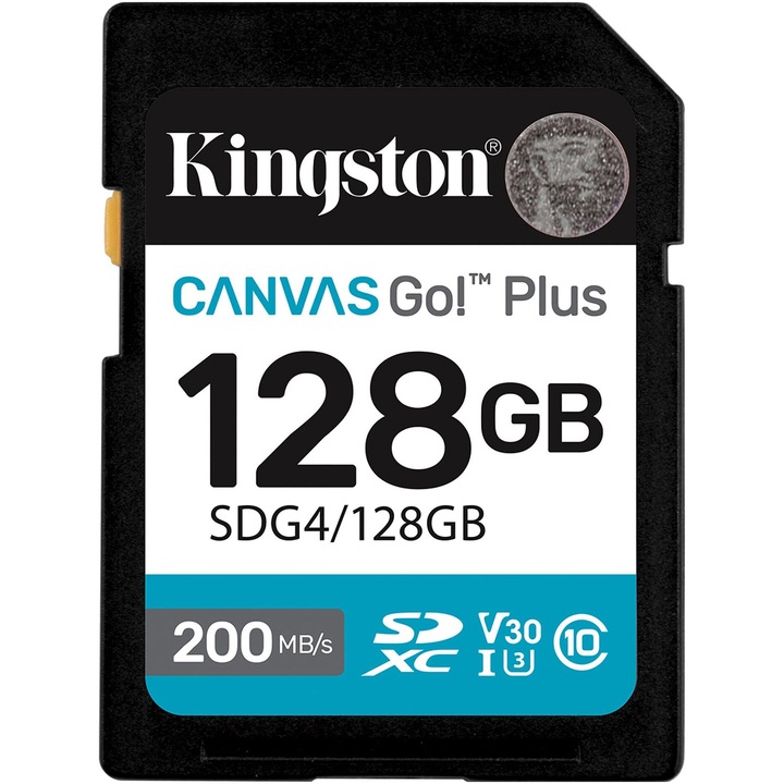 Карта памет SDXC Kingston 128GB Canvas GO Plus CL10