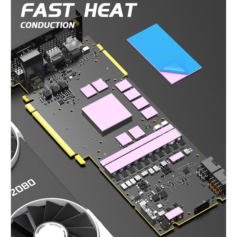 Ps5 Vram Module Thermalright Термо подложка 1мм 12.8 W/mK, 120x20x1.0 мм, електрически ...