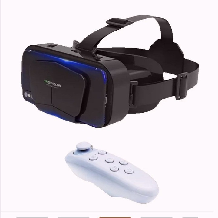 Очила за виртуална реалност VR Shinecon G10, 3D IMAX VR очила, За смартфони от 4.7 до 7.2", С джойстик