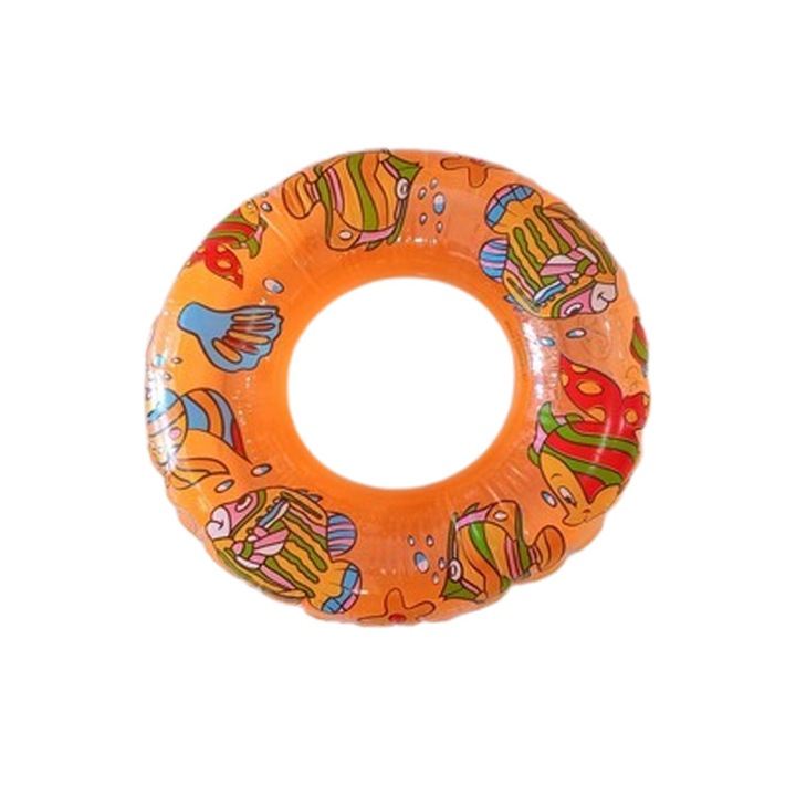 Felfújható úszógumi, 65 cm, gyerekeknek Mini Junior, C1003, Narancssárga