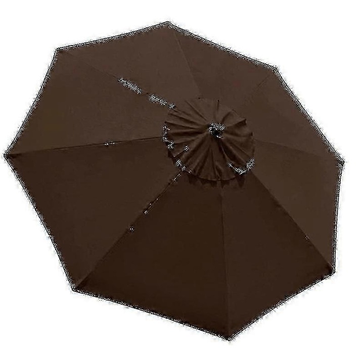 Copertina de umbrela de rezerva, 300cm, din poliester, pentru cadru de umbrela cu 6/8 brate