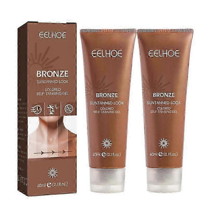 Set 2 x emulsie autobronzanta EELHOE, 60ml, protectie solara