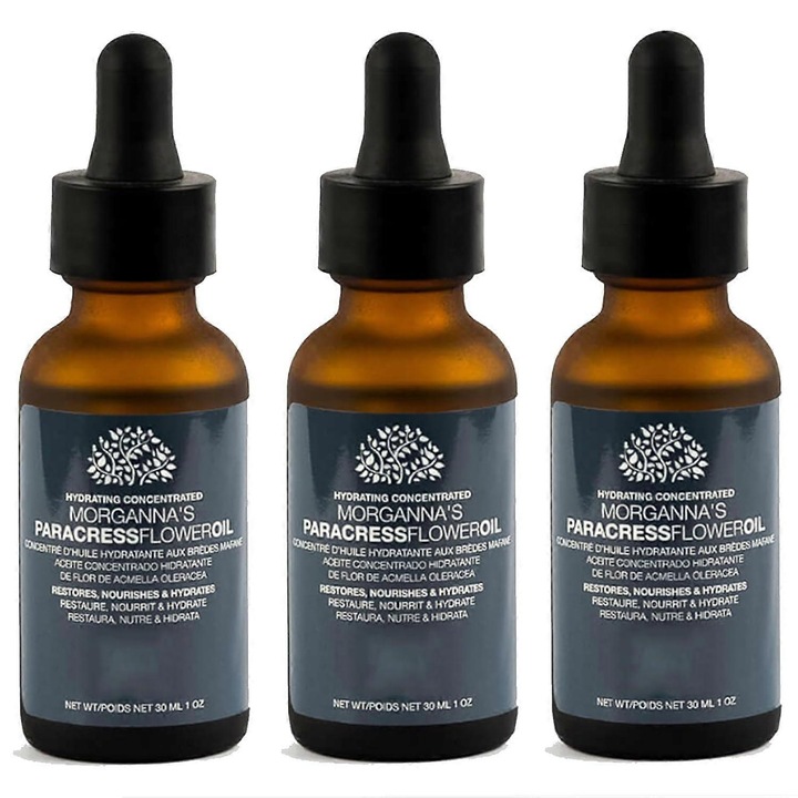 Ulei facial Paracress, set 3pcs, 30ml, reduce liniile fine, hidrateaza, imbunatateste textura pielii
