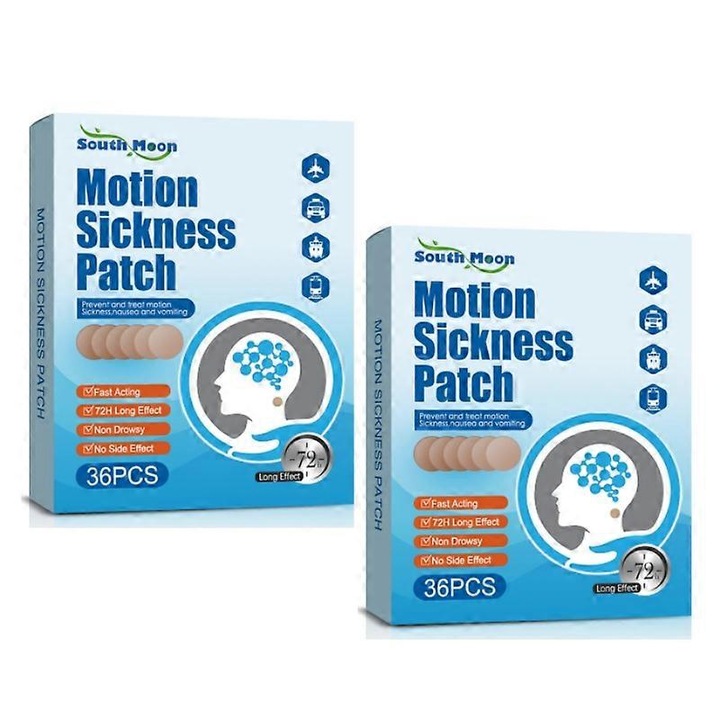 Plasturi anti-greata, 36 bucati, South moon Ginger, Mint, multicolor