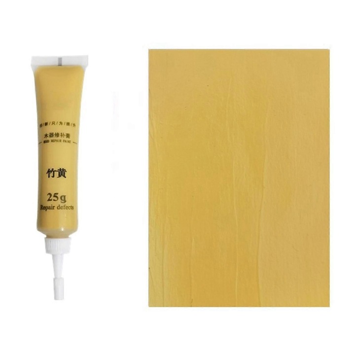 Pasta de reparare pentru lemn, 25g, bambus galben