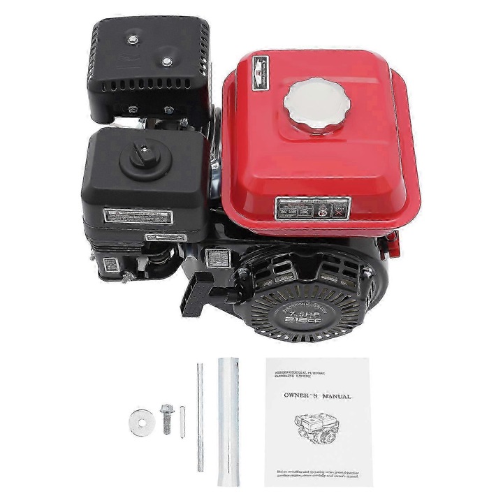 Benzinmotor 7.5 LE, 212 cm³, léghűtéses, maximális teljesítmény 4 kW, méretek 36.2x31.3x33 cm