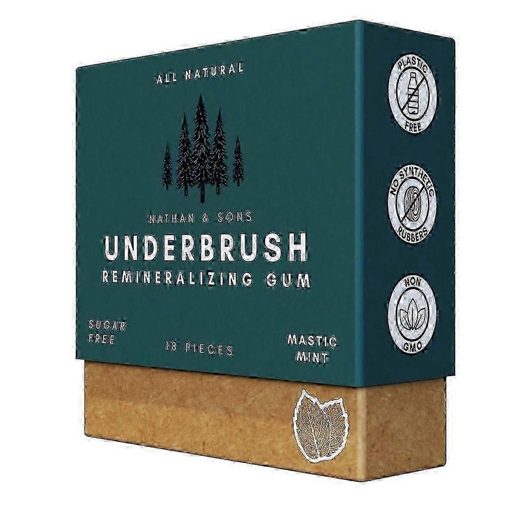 Guma de mestecat remineralizanta, 18 bucati, menta, fara zahar