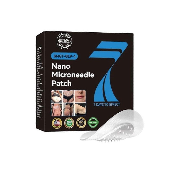 Plasturi Microneedle, 7 stick/set, pentru toate tipurile de piele, imbunatateste absorbtia ingredientelor active, design portabil