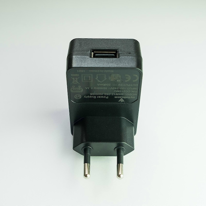 Adaptor de alimentare 5V pentru statii radio Motorola TLKR T82, 2 pini, tip C, certificat RoHS si CE
