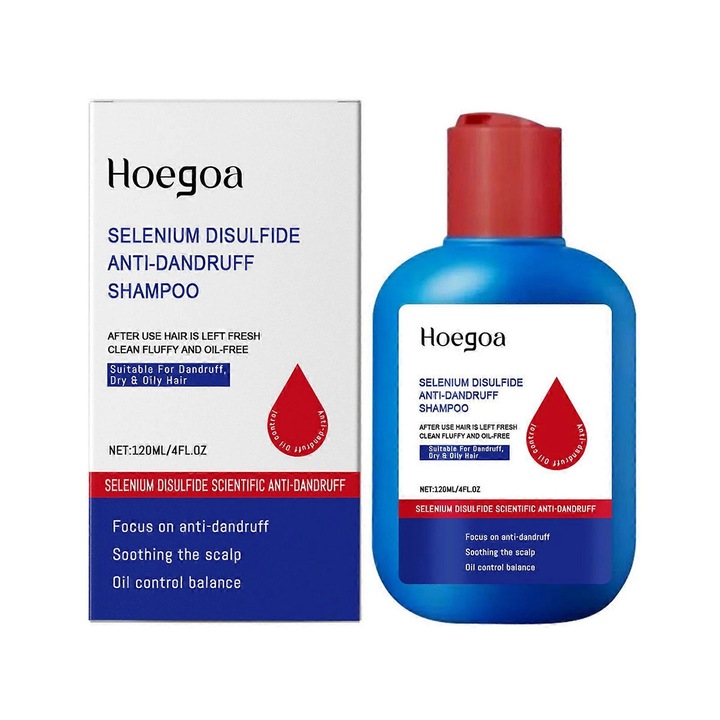 Sampon de par anti-matreata Nippori Selenium, 120ml, formula hranitoare, controlul uleiului