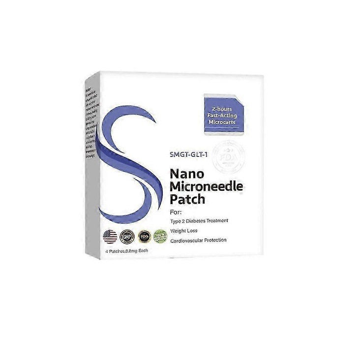 Set 4 plasturi microneedle, design invizibil, utilizare zilnica