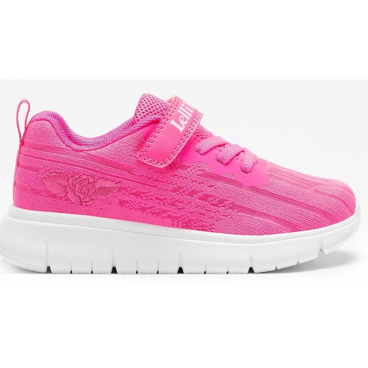 Pantofi sport Lelli Kelly, Marta, roz, material textil, curea velcro ajustabila