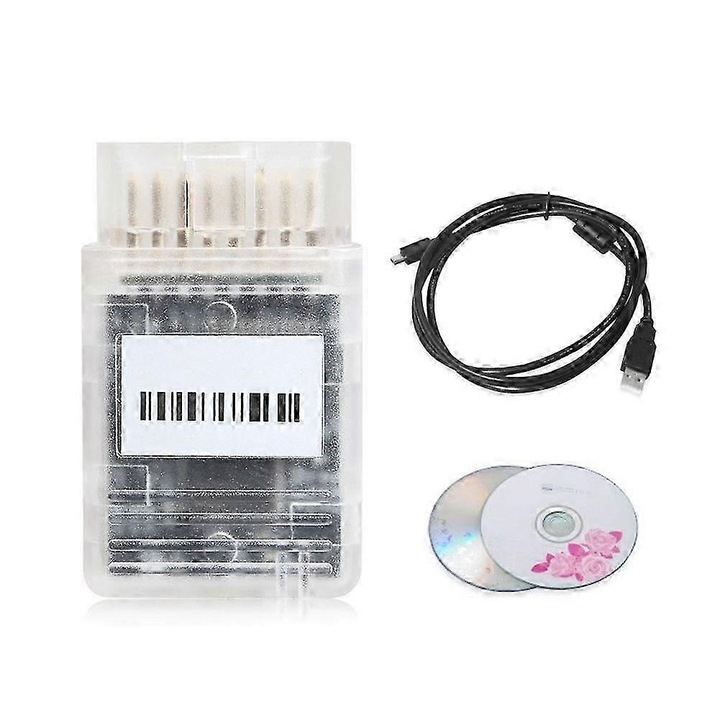 Tester si diagnosticare auto, Openport 2.0, suport OBDII, 72Mhz, USB, plastic, set complet