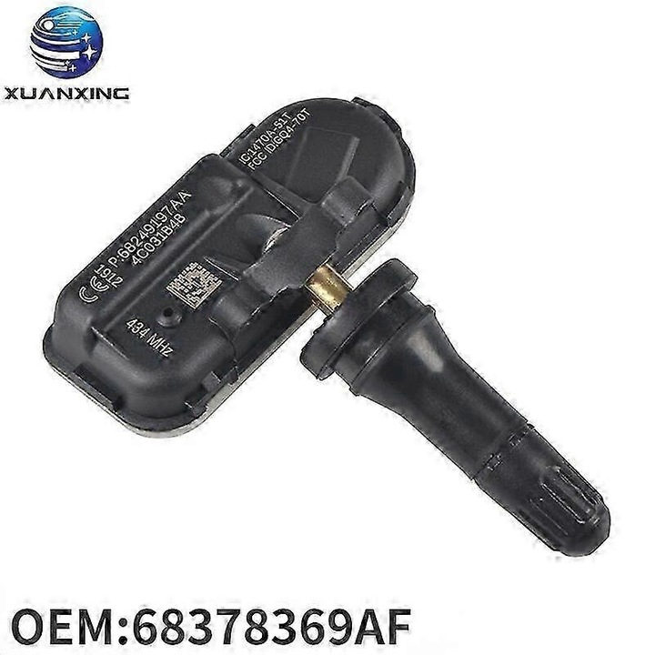 Senzor de presiune a anvelopelor TPMS, 4 bucati, 434MHz, pentru JEEP CHEROKEE 2014-2020 si RAM 1500/2500/3500 2014-2021